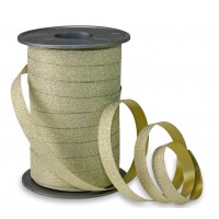 Poly Glitter Ribbon Gold RPGG